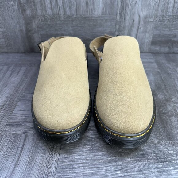 Dr. Marten's Carlson Men's size 10 Savannah Tan Sling Back Mule - Picture 4 of 9